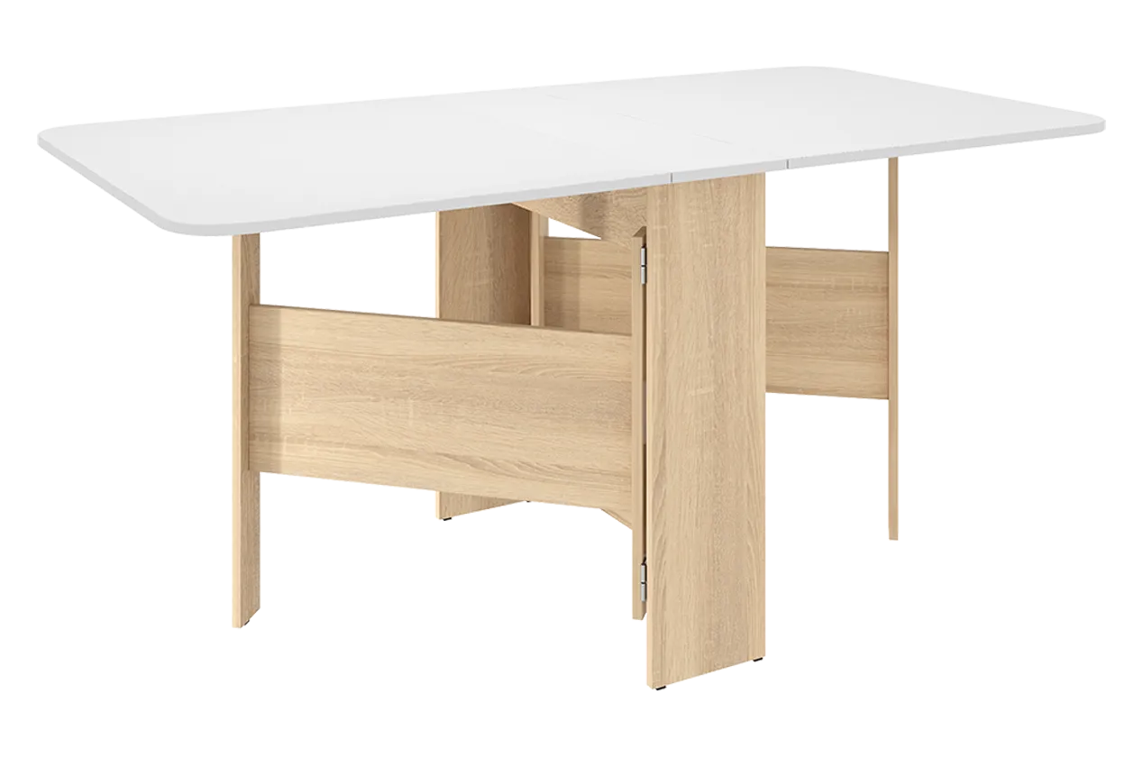 Стол-книжка раскладной Мечта 2 (дуб сонома/белый) в Тюмени - mebel-tymen.ru | фото