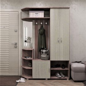 Прихожая Домино ясень шимо в Тюмени - mebel-tymen.ru | фото