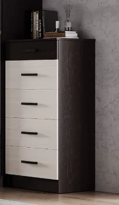 АДЕЛЬ Комод 500-5Я ЛДСП Венге/Сосна Лоредо в Тюмени - mebel-tymen.ru | фото