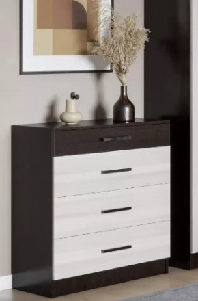 АДЕЛЬ Комод 800-4Я ЛДСП Венге/Сосна Лоредо в Тюмени - mebel-tymen.ru | фото