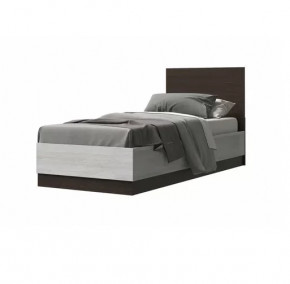 АДЕЛЬ Кровать  0,8 (корпус) ЛДСП Венге/Сосна Лоредо в Тюмени - mebel-tymen.ru | фото