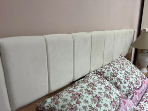 АДЕЛЬ Кровать  1,6 Накладка бежевый в Тюмени - mebel-tymen.ru | фото
