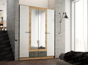 АДЕЛЬ  Шкаф 1.6 ЛДСП Ясень шимо в Тюмени - mebel-tymen.ru | фото