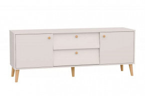 АФИНА Тумба ТВ (ш1600*г433*в618мм), ЛДСП Кашемир серый в Тюмени - mebel-tymen.ru | фото