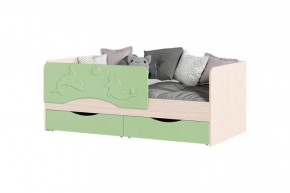 АЛИСА КР-812 Кровать с 2-мя ящиками (бортик) (с/м 800*1600), ЛДСП Белсофт/МДФ, НАСТИЛ в Тюмени - mebel-tymen.ru | фото