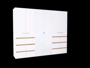 Анона 7 Шкаф для одежды и белья 6-створчатый в Тюмени - mebel-tymen.ru | фото