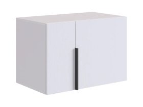 Антресоль двухдверная L600 Баско белое дерево в Тюмени - mebel-tymen.ru | фото