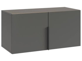 Антресоль двухдверная L800 Баско графит в Тюмени - mebel-tymen.ru | фото