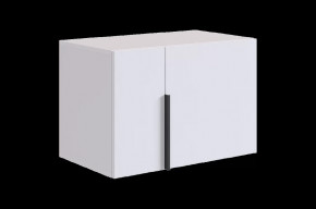 Антресоль двухдверная L600 Баско белое дерево в Тюмени - mebel-tymen.ru | фото