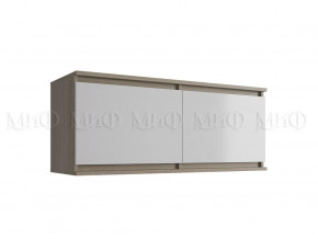 Антресоль малая Челси Белый глянец, дуб сонома в Тюмени - mebel-tymen.ru | фото