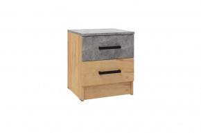 АСТИ Тумба прикроватная (ш400*г375*в464мм), Дуб крафт золотой/Ателье светлое в Тюмени - mebel-tymen.ru | фото