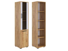 Стеллаж Лайт-2 дуб крафт золотой/белый в Тюмени - mebel-tymen.ru | фото