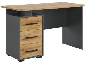 Стол компьютерный 1200 Лайт-2 графит/дуб крафт золотой в Тюмени - mebel-tymen.ru | фото