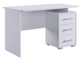 Стол компьютерный 1200 Лайт-2 белый/белый в Тюмени - mebel-tymen.ru | фото
