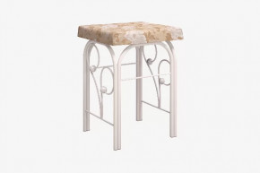 Банкетка с коваными элементами, БЕЛАЯ в Тюмени - mebel-tymen.ru | фото