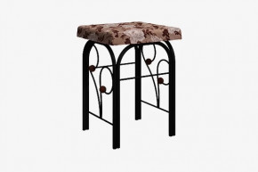 Банкетка с коваными элементами, ЧЁРНАЯ в Тюмени - mebel-tymen.ru | фото