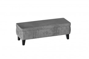 Банкетка Севилья Вариант 2 Тифани серый в Тюмени - mebel-tymen.ru | фото