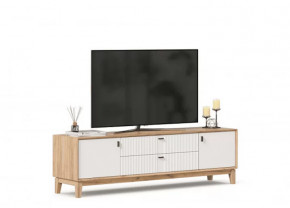 Бари ЛД.698010.000 Тумба под ТВ 1800 (Дуб Золотой/Белый) в Тюмени - mebel-tymen.ru | фото