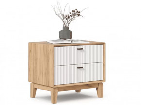 Бари ЛД.698110.000 Тумба прикроватная (Дуб Золотой/Белый) в Тюмени - mebel-tymen.ru | фото