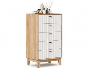 Бари ЛД.698120.000 Тумба высокая (Дуб Золотой/Белый) в Тюмени - mebel-tymen.ru | фото