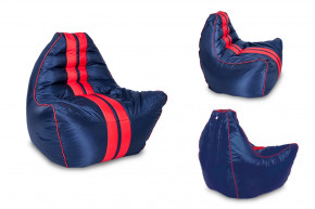 Бескарскасное кресло Авто,цвет Черно-красный в Тюмени - mebel-tymen.ru | фото