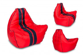 Бескарскасное кресло Авто,цвет Красно-черный в Тюмени - mebel-tymen.ru | фото