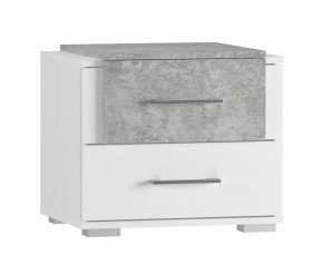 Бьянка Тумбы 2 шт Белый/Бетон Светлый в Тюмени - mebel-tymen.ru | фото