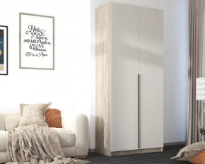 БОХО Шкаф ШК-002 (Шкаф комбинированный, 2-ств.) ЛДСП (Стиль) (БЕ397) Дуб крафт серый/Кашемир 5981 BS в Тюмени - mebel-tymen.ru | фото