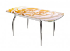 Бостон-3 ф/п Чайная роза, 1100*700 мм, белый/хром триумф в Тюмени - mebel-tymen.ru | фото