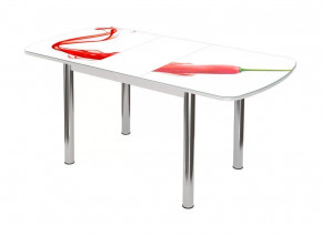 Бостон-3 ф/п Чили, 1100*700 мм, белый/хром брифинг в Тюмени - mebel-tymen.ru | фото