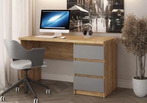 Бостон Стол письменный СП-001 ЛДСП (Стиль) дуб крафт золотой/Шифер серый в Тюмени - mebel-tymen.ru | фото