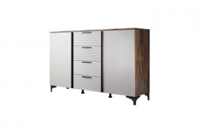 Брента Комод 4 ящика 2 двери Жемчуг в Тюмени - mebel-tymen.ru | фото