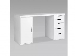 Cтол письменный 140x75x55 ИНГАР 2/5/ДВ белый в Тюмени - mebel-tymen.ru | фото