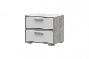 ДЕНВЕР ТБ 01 Тумба прикроватная (ш500*г354*в448мм), Ателье светлое/Белая шагрень в Тюмени - mebel-tymen.ru | фото