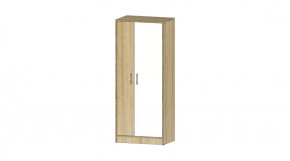 Детская Буратино Шкаф для одежды сонома/белый в Тюмени - mebel-tymen.ru | фото