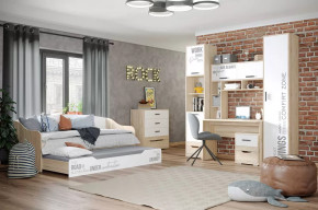 Детская Джуниор, набор №2, дуб сонома/белый в Тюмени - mebel-tymen.ru | фото