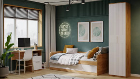 Детская «Хилтон» Дуб Крафт золотой, Белый матовый в Тюмени - mebel-tymen.ru | фото