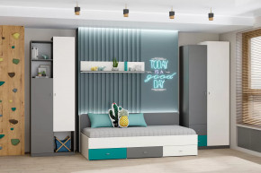 Детская Клео ОК-1, графит, миндаль, океан Диал в Тюмени - mebel-tymen.ru | фото