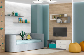 Детская Клео ОК-6, графит, миндаль, океан Диал в Тюмени - mebel-tymen.ru | фото