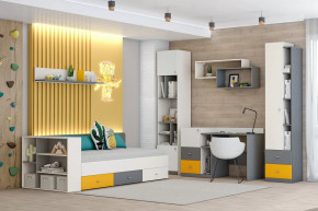 Детская Клео С-2, графит, миндаль, солнечный Диал в Тюмени - mebel-tymen.ru | фото