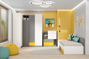 Детская Клео С-3, графит, миндаль, солнечный Диал в Тюмени - mebel-tymen.ru | фото