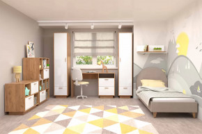 Детская Эго, набор №БГ-2, дуб крафт золотой/белый глянец Диал в Тюмени - mebel-tymen.ru | фото