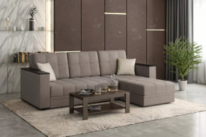 Диван АТЛАНТ угловой без столика Капри 13 кофе в Тюмени - mebel-tymen.ru | фото