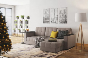 Диван АТЛАНТ угловой со столиком Капри 13 кофе в Тюмени - mebel-tymen.ru | фото