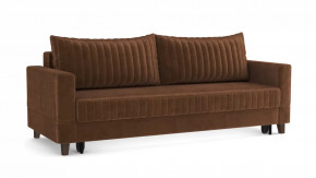 Диван-кровать ЕвроМагнат с выкатным механизмом шоколад в Тюмени - mebel-tymen.ru | фото