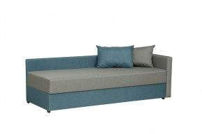 Диван-кровать Мальта с механизмом подъема сидения серый/деним в Тюмени - mebel-tymen.ru | фото