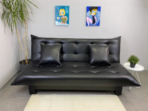 Диван-кровать Поло Стайл экокожа EDLEN, black в Тюмени - mebel-tymen.ru | фото