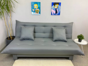 Диван-кровать Поло Стайл экокожа EDLEN, grey в Тюмени - mebel-tymen.ru | фото