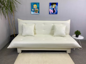 Диван-кровать Поло Стайл экокожа EDLEN, milk в Тюмени - mebel-tymen.ru | фото