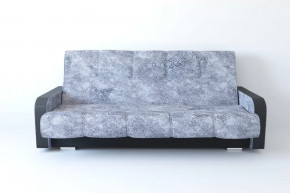 Диван-кровать Саманта EDLEN, эми серый/экокожа black в Тюмени - mebel-tymen.ru | фото